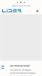 Mobile Screenshot of liderteknoloji.com.tr
